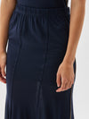 longerline jersey skirt
