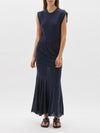 longerline jersey skirt