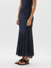 longerline jersey skirt
