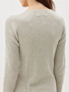 fine cotton linen ribbed knit