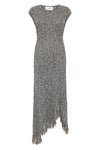 draped knit tank dress