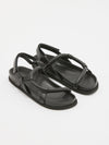 tubular leather sandal