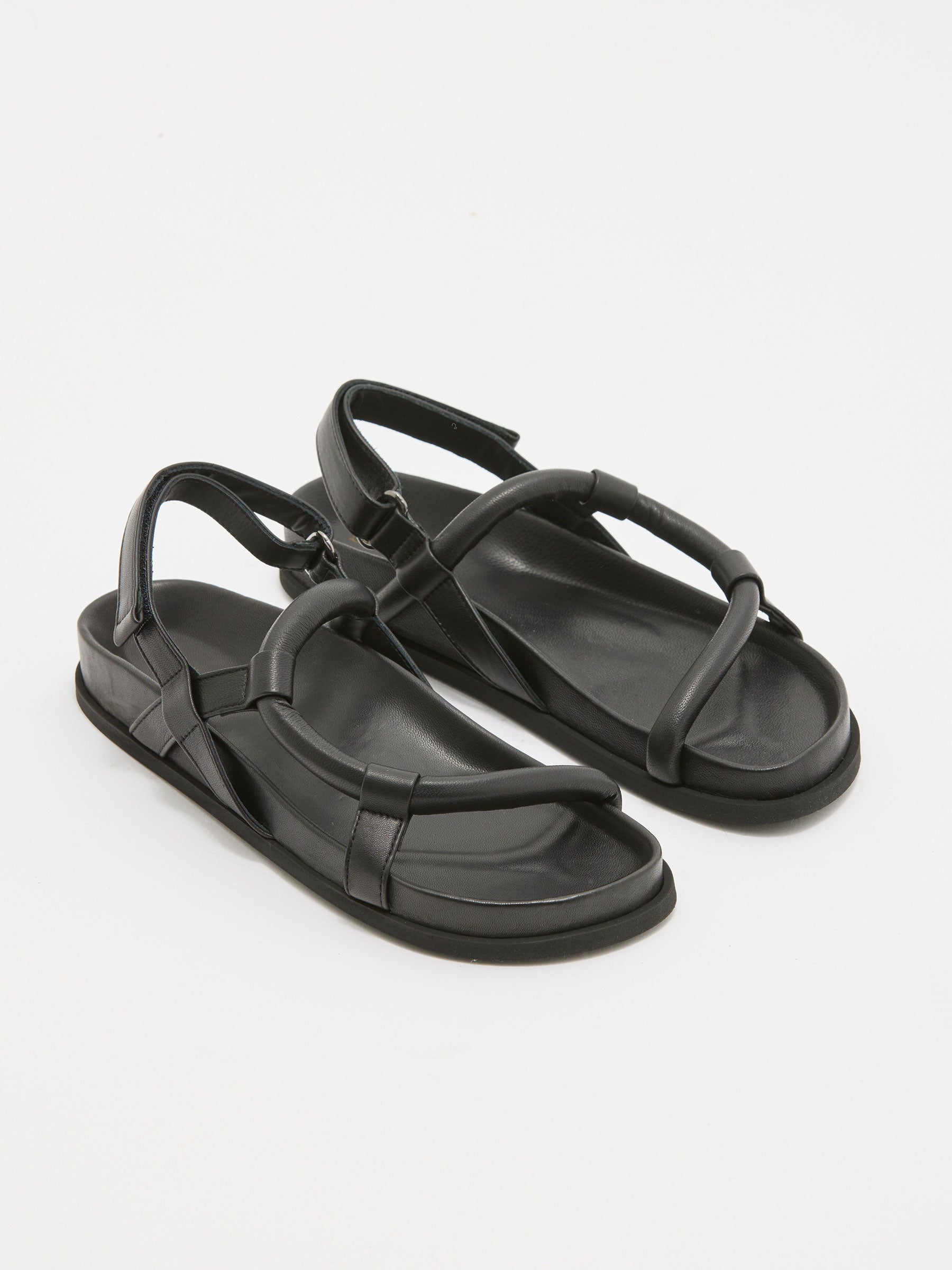 Bassike double shop strap sandal